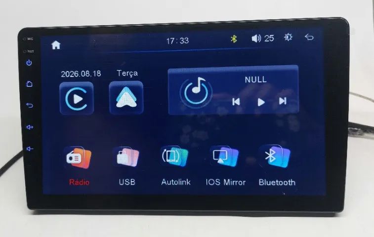 MP5 9 Polegadas 1DIN Android Auto CarPlay Bluetooth - Foto 4