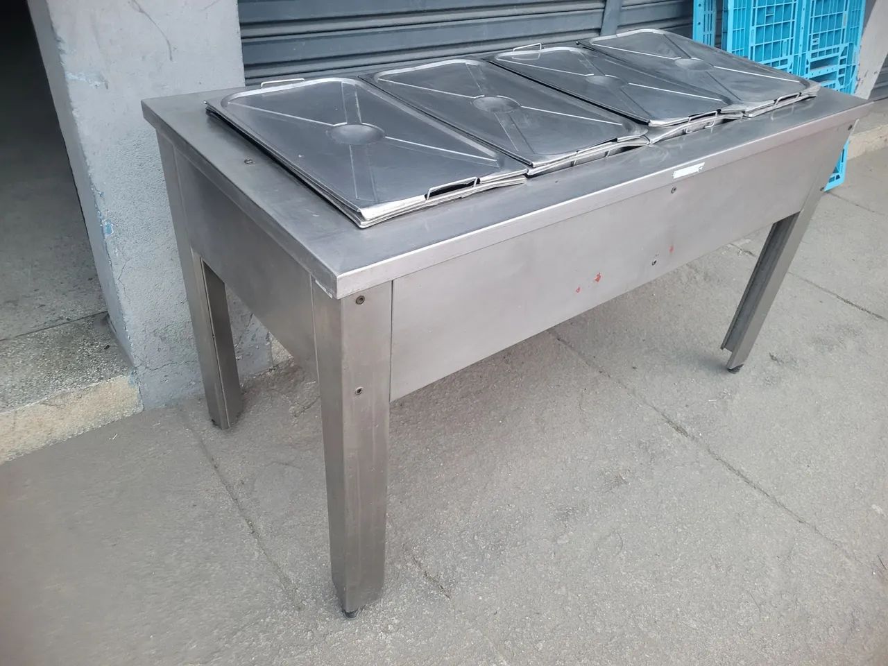 Buffet Self-service 4,6 ou 8 cubas inox 