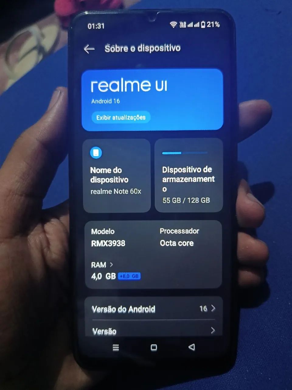 Realme note 60x