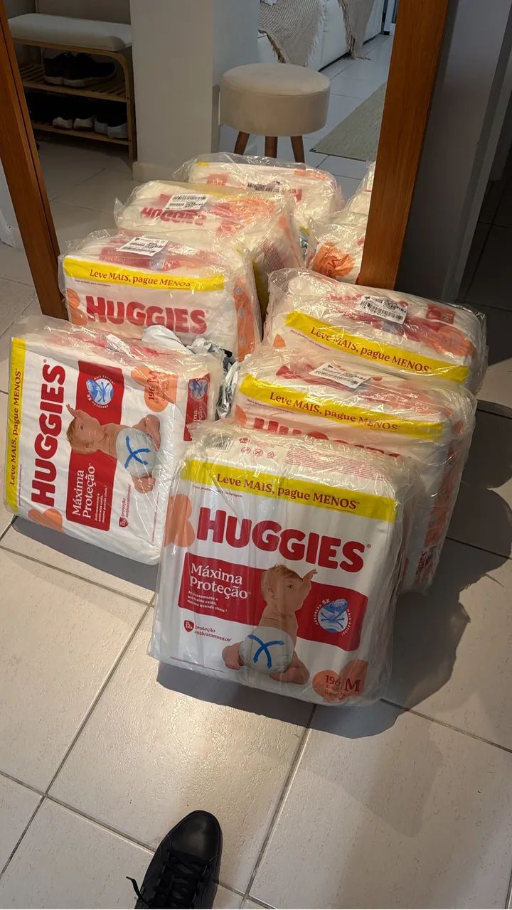 Fralda Huggies 196 unidades  - Foto 2