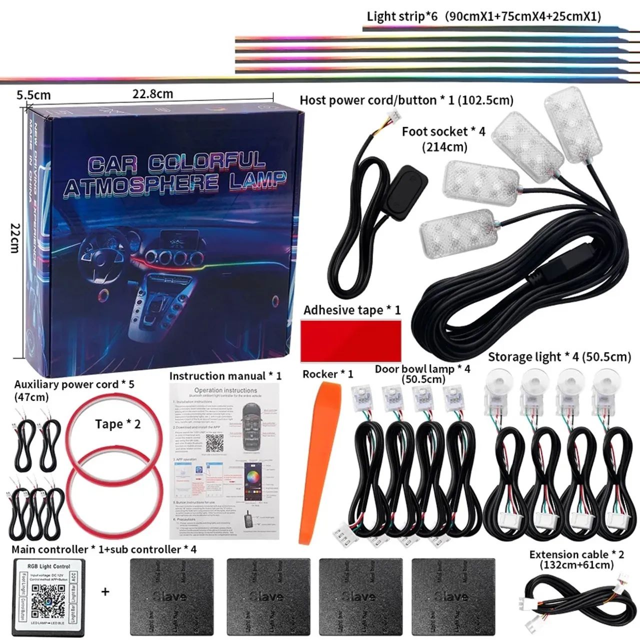 Kit Luzes Internas - RGB - Foto 4