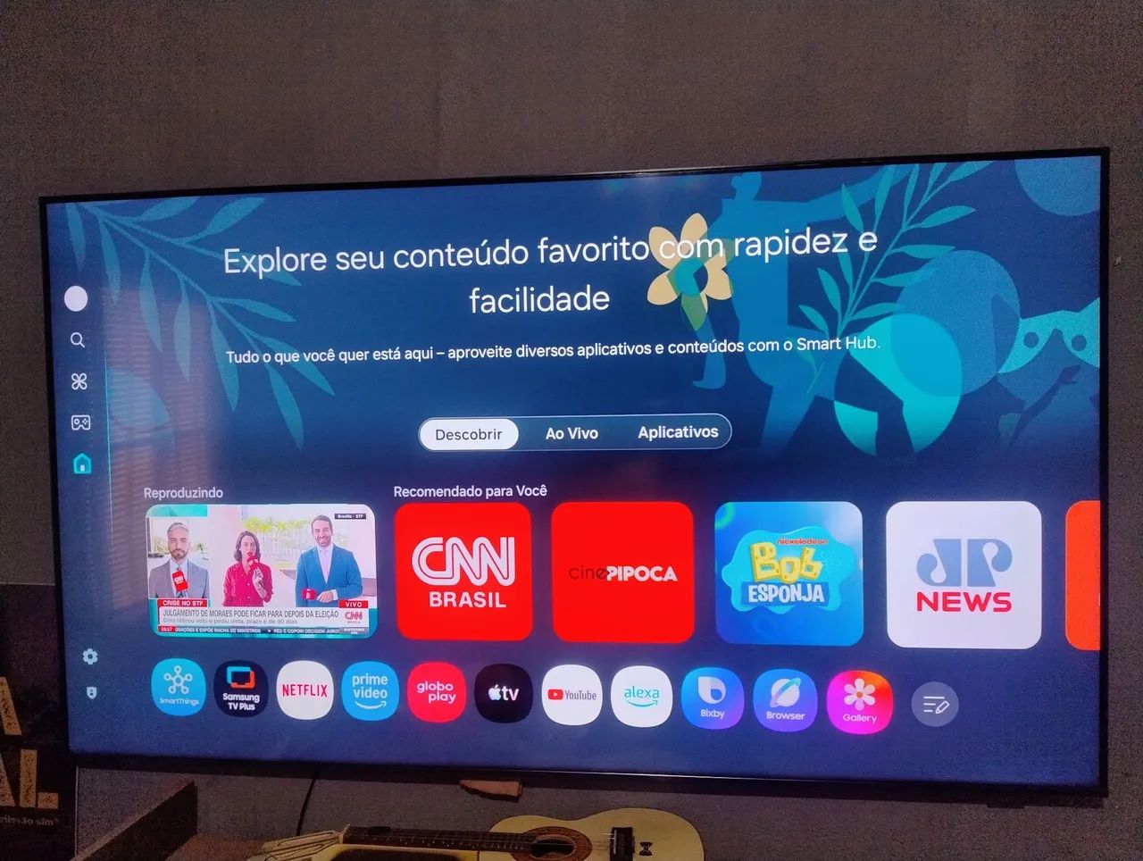 Tv Samsung 65 polegadas cristal 