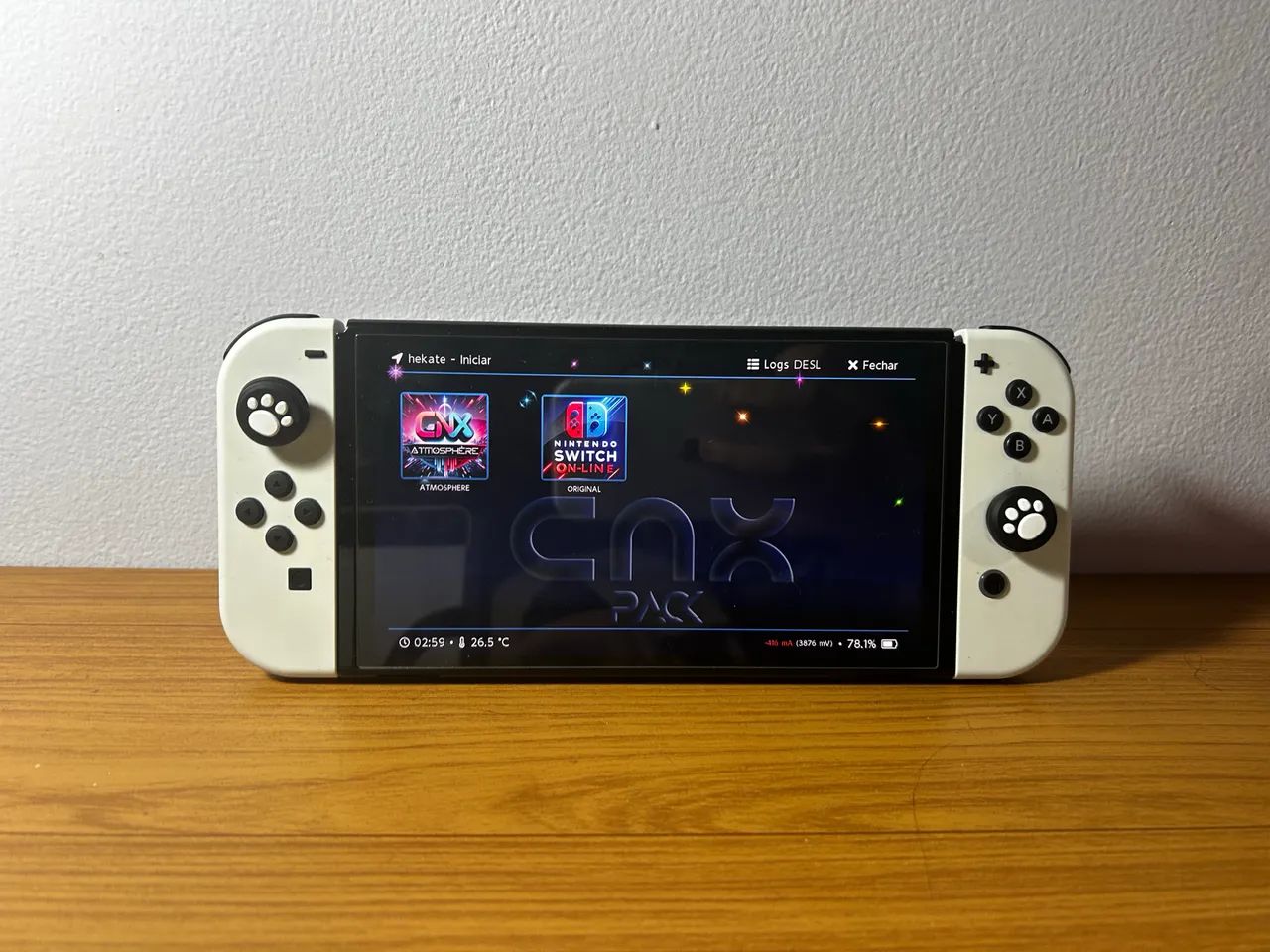 Kit- Nintendo Switch Oled Desbloqueado + Sonic Origins - Foto 2