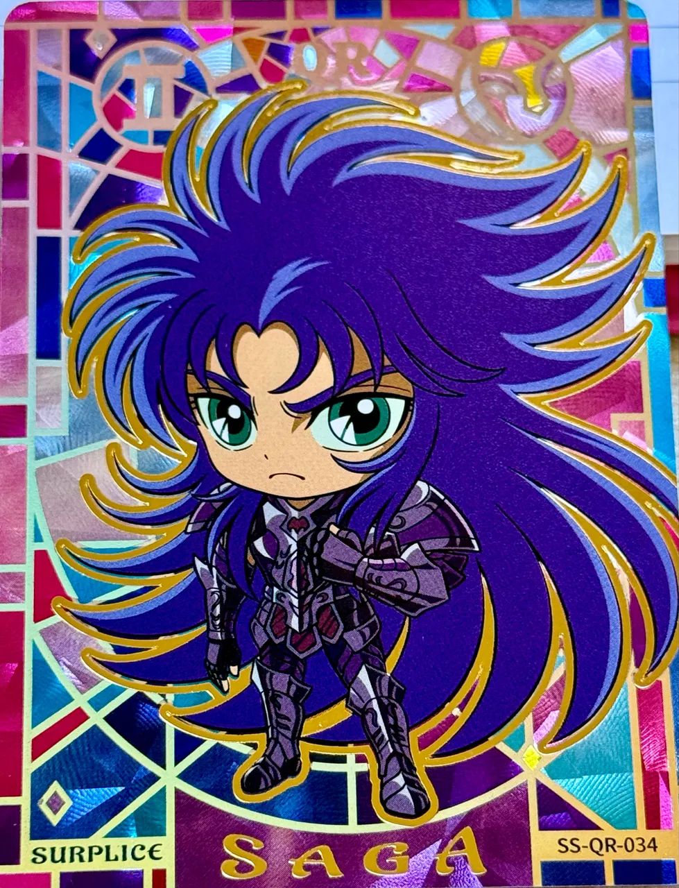 Carta Kayou Saint Seiya QR-034 - Saga