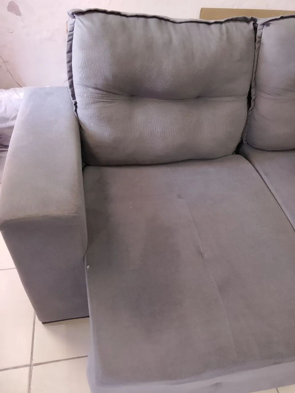 Sofá retrátil de 3 lugares  - Foto 2