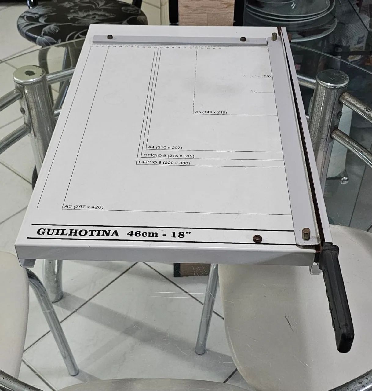 Guilhotina 46cm 18" Papel A4 A3