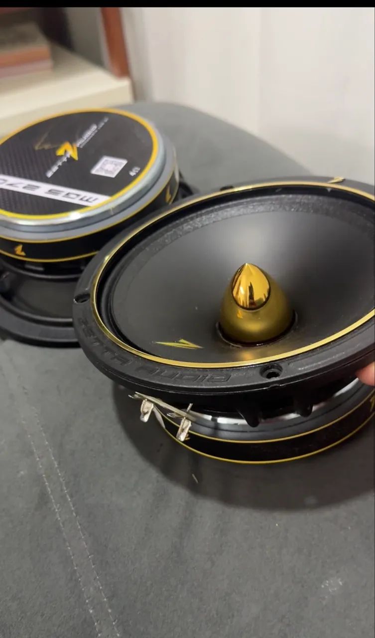Par De Alto Falante Zetta Audio 340wrms Mgt Evo 6 Pol 8ohms