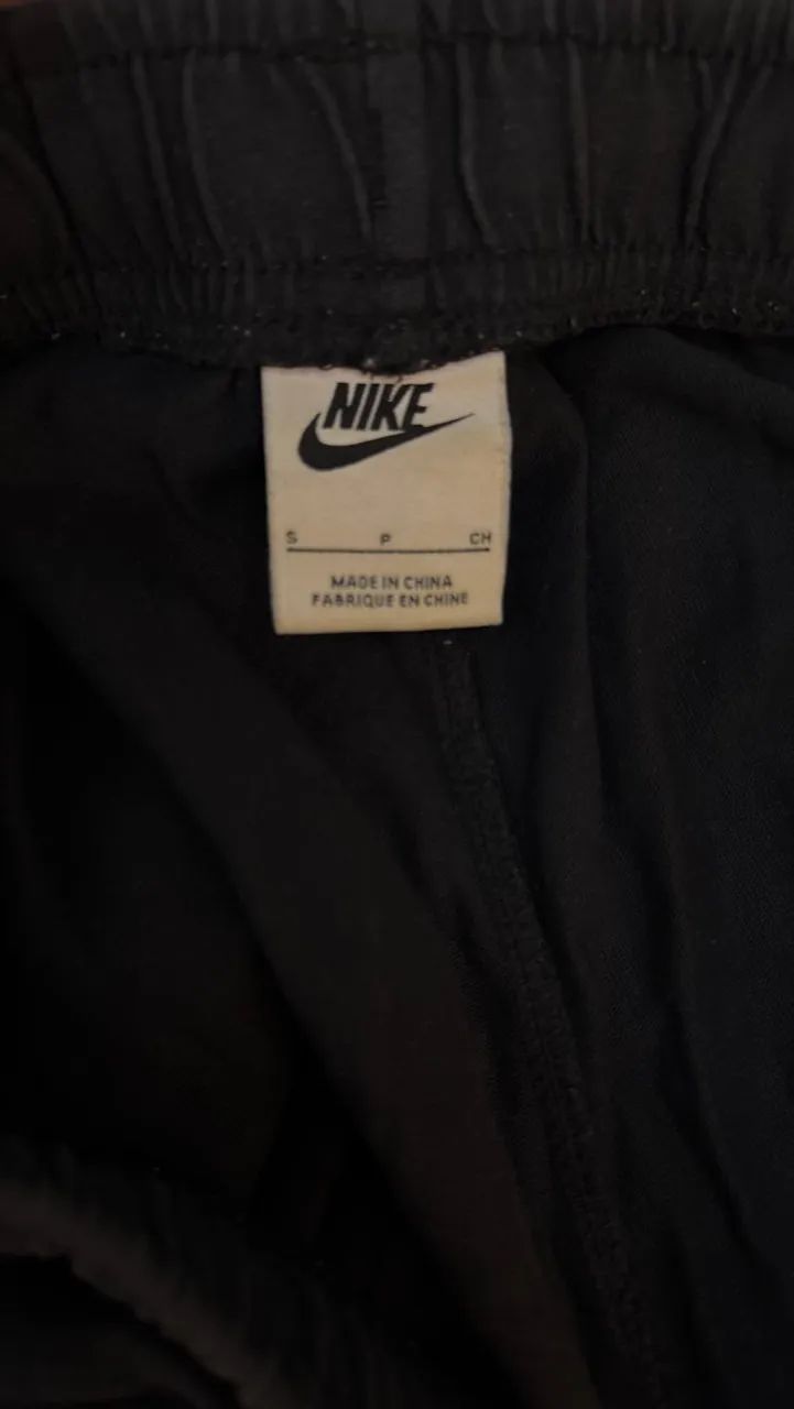 Bermuda Moletom Nike Preta P - Foto 3