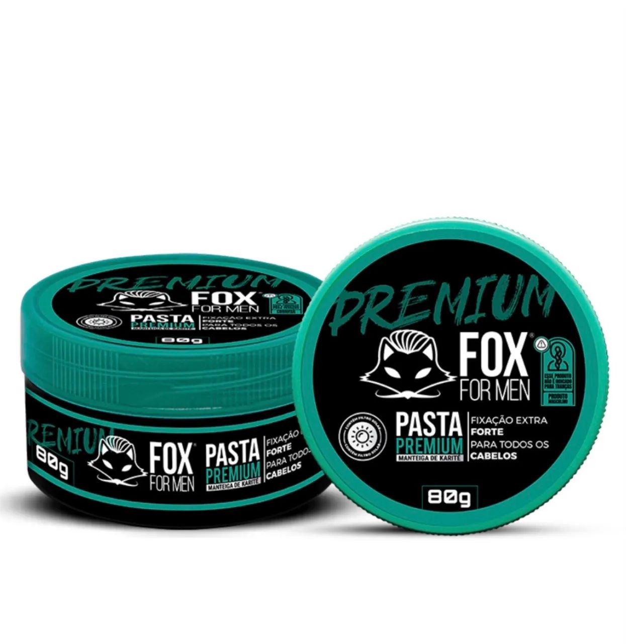 Pasta Modeladora Fox For Men 80g - Fixação Forte | Efeito Natural - Foto 4