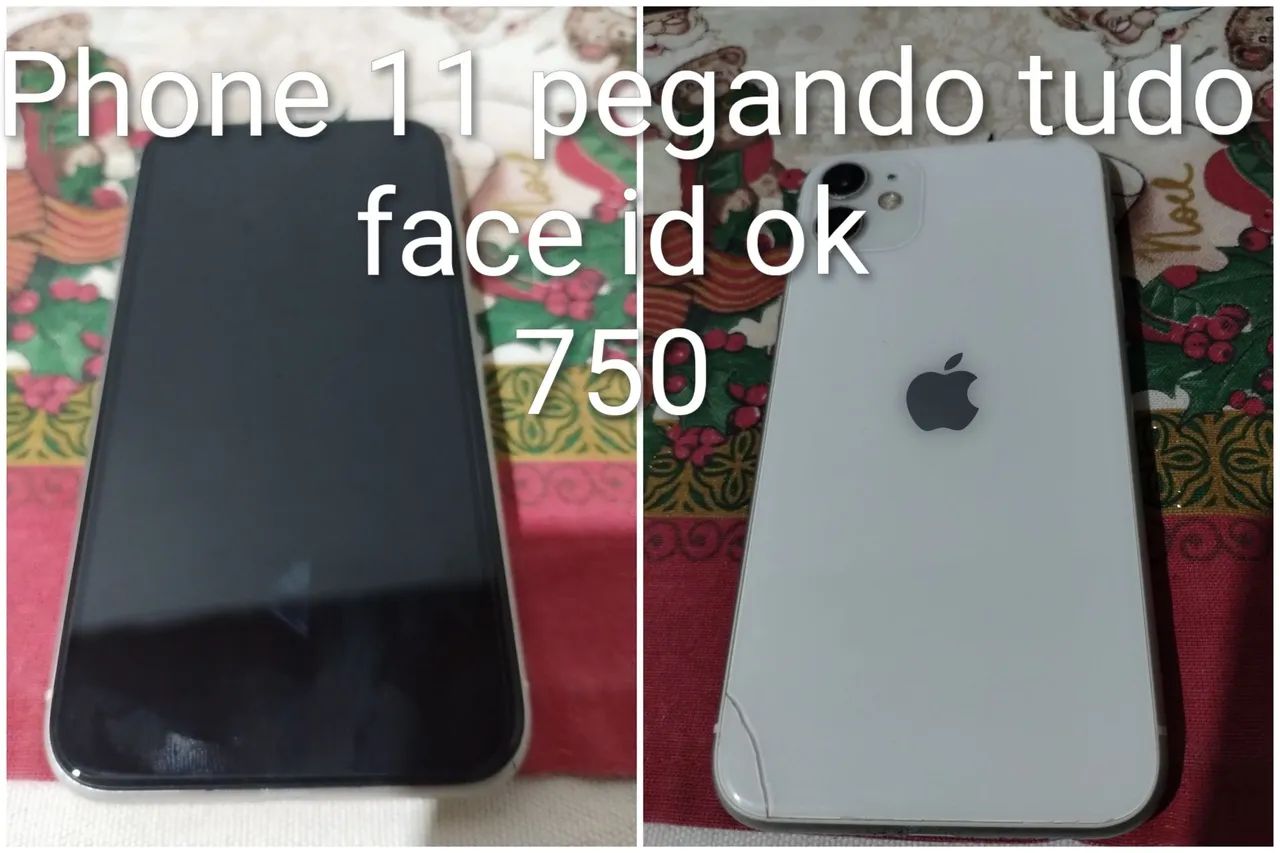 Vendo iPhone 11 pegando tudo face id ok 