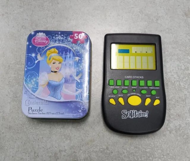 Jogo Paciência + Quebra Cabeça Cinderella