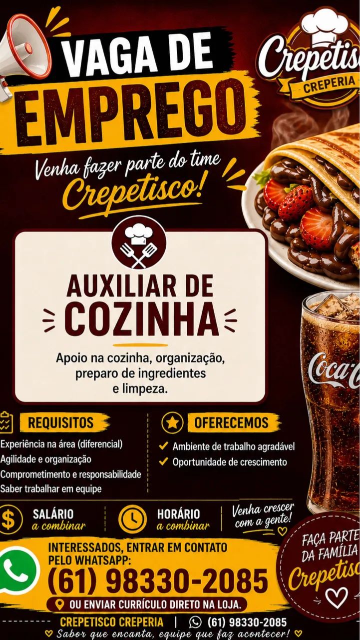 Auxiliar de cozinha