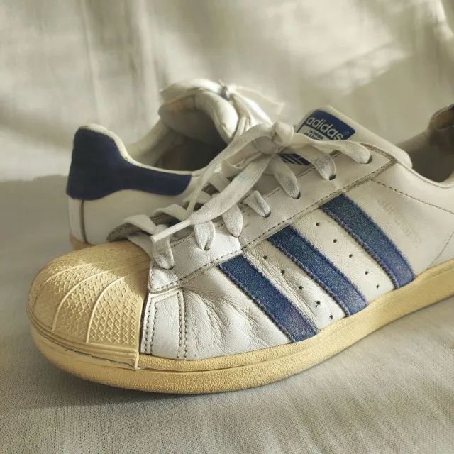 Adidas Superstar tam. 40 - Branco e Azul Royal