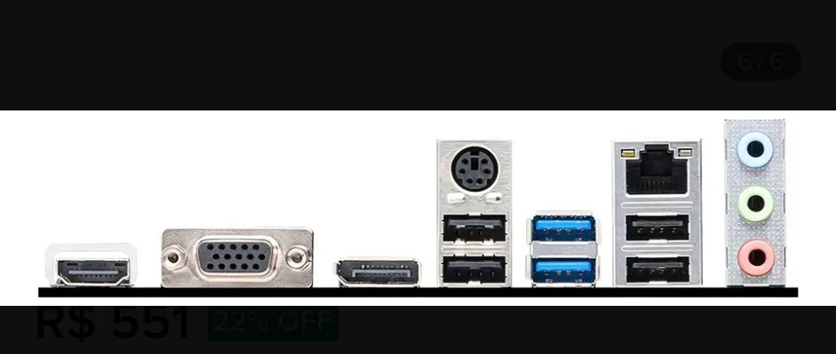 Placa Mãe Msi Pro H610m-g Socket 1700 Ddr5 - Foto 4