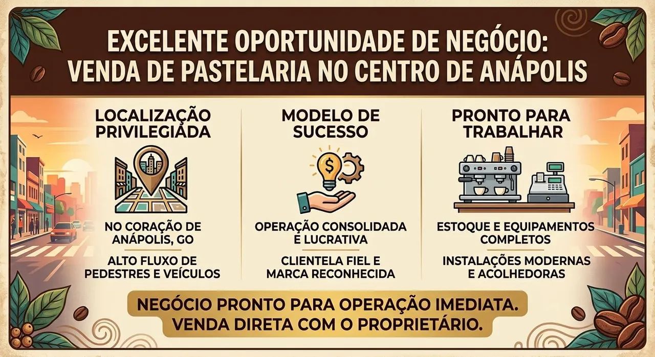 Vendo Pastelaria em Anápolis 