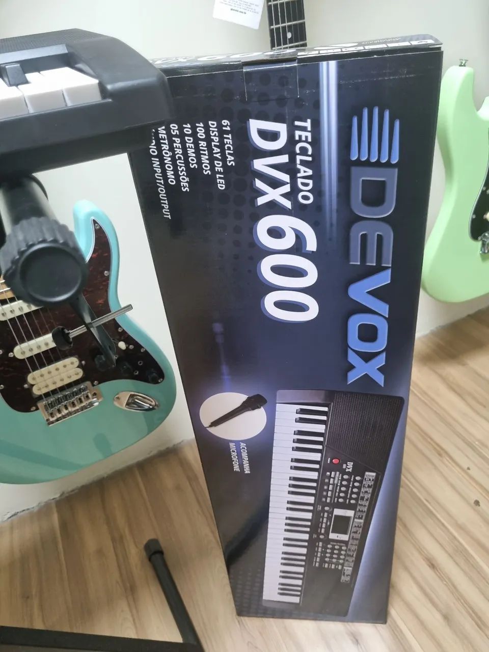 TECLADO MUSICAL INFANTIL DEVOX DVX600 NOVOS QUEIMA DE ESTOQUE