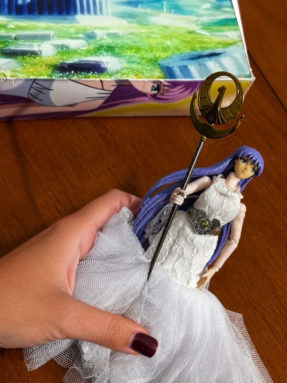 boneca athena saori kido cavaleiros do zodíaco