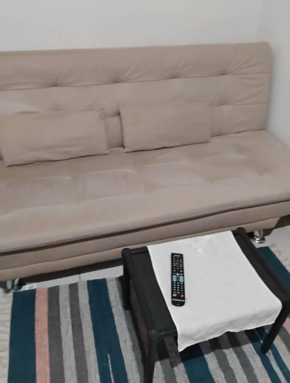 Sofá cama de 3 lugares novo - Foto 2