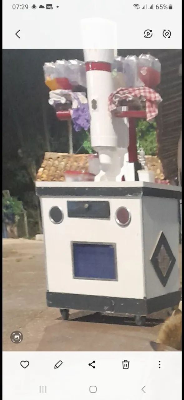 Máquina de sorvete da infancia 