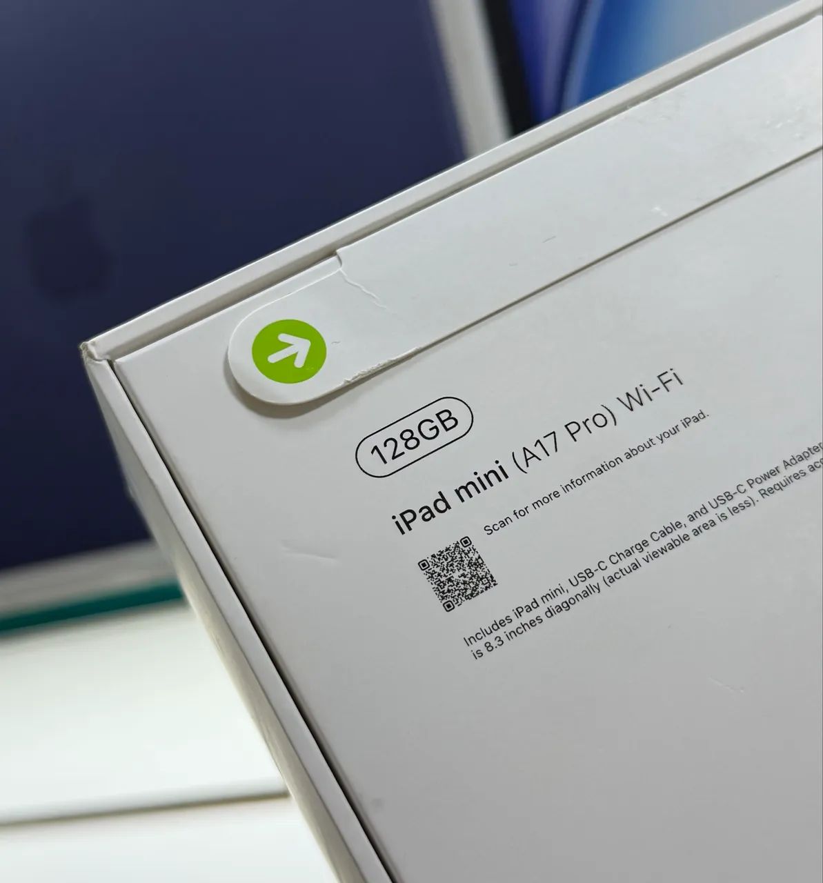 Ipad mini 7 ( a17 pro ) 128gb novo lacrado LOJA FÍSICA 1 ano de