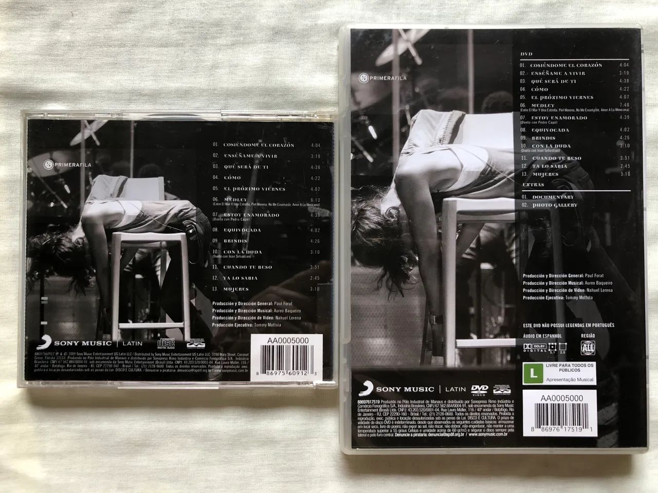 CD e DVD THALIA PRIMERA FILA - Foto 2