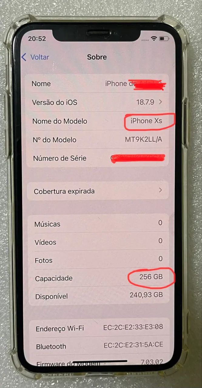 iPhone XS 256GB Dourado - Excelente Estado - 100% Original - Foto 2