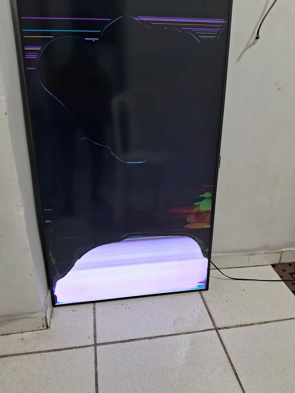 Televisão sansung com defeito 