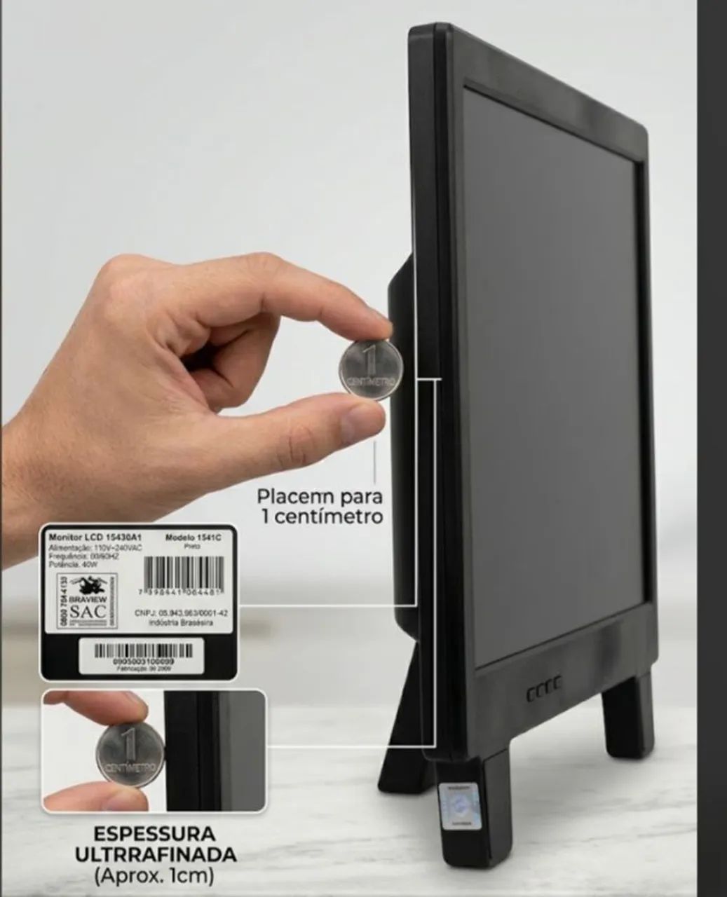 Monitor Braview 15.4 slim - Foto 2