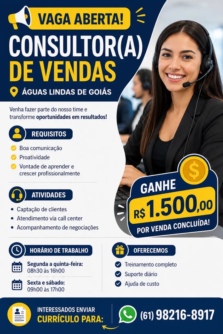 CONSULTOR(A) DE VENDAS