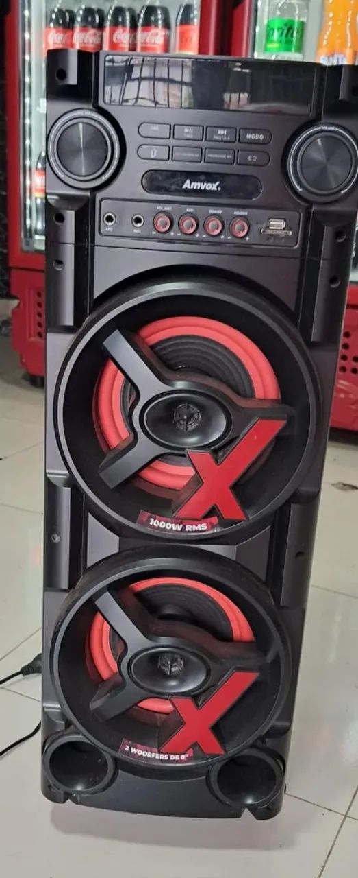 Caixa de som amvox semi nova  - Foto 2