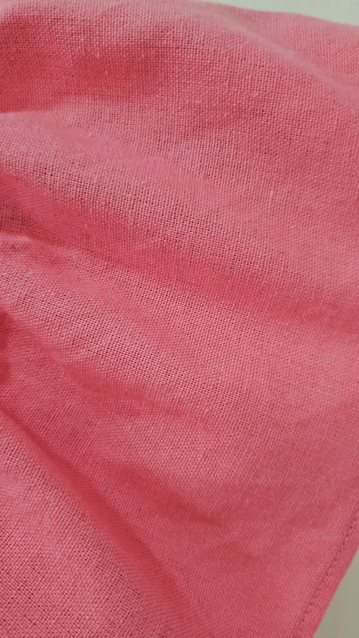 Vestido Rosa longo c botões Tamanho PP - Foto 3