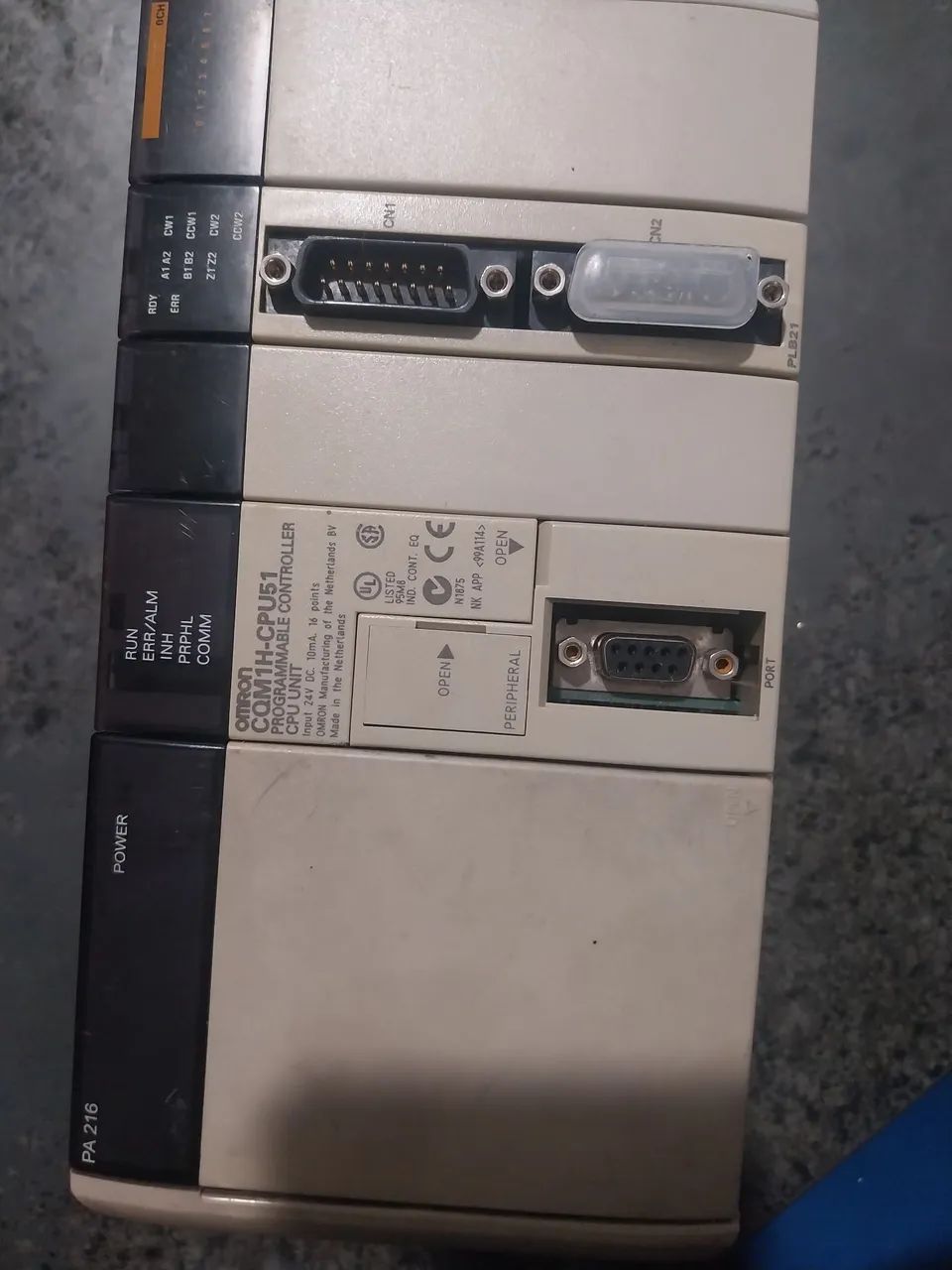 Omron PLC CQM1H-CPU51 Industrial PLC + PA216 Power Supply