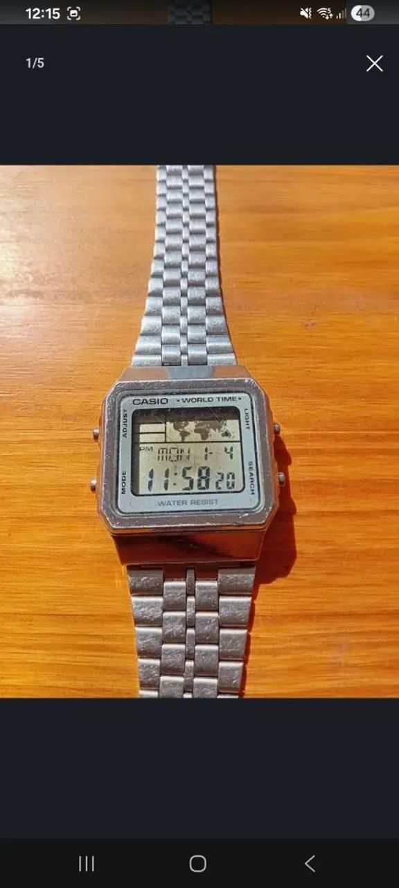 Relógio casio Word time hora mundi  - Foto 2