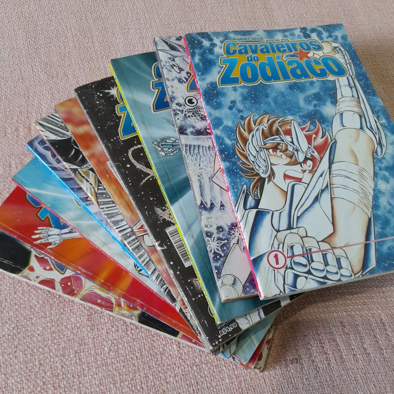 Lote 10 Mangás Clássico Cavaleiros Do Zodíaco - Livros e revistas