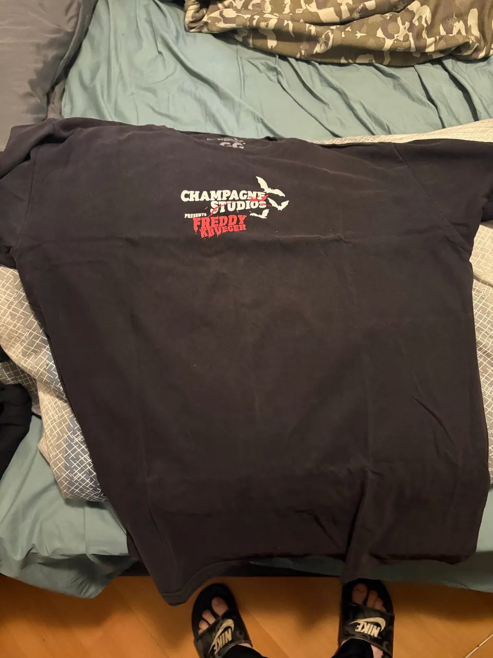 camiseta champagne studios freedy krueger