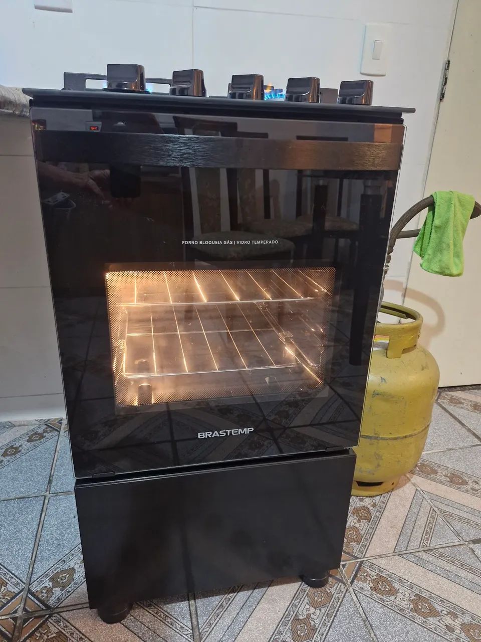 Fogão Brastemp mesa de vidro temperado  - Foto 2