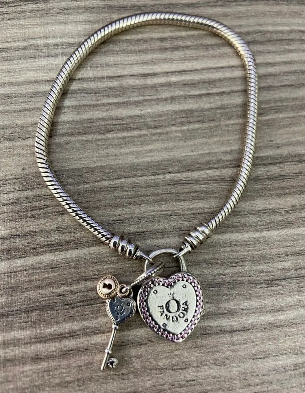 Pulseira Pandora promessas de amor original 