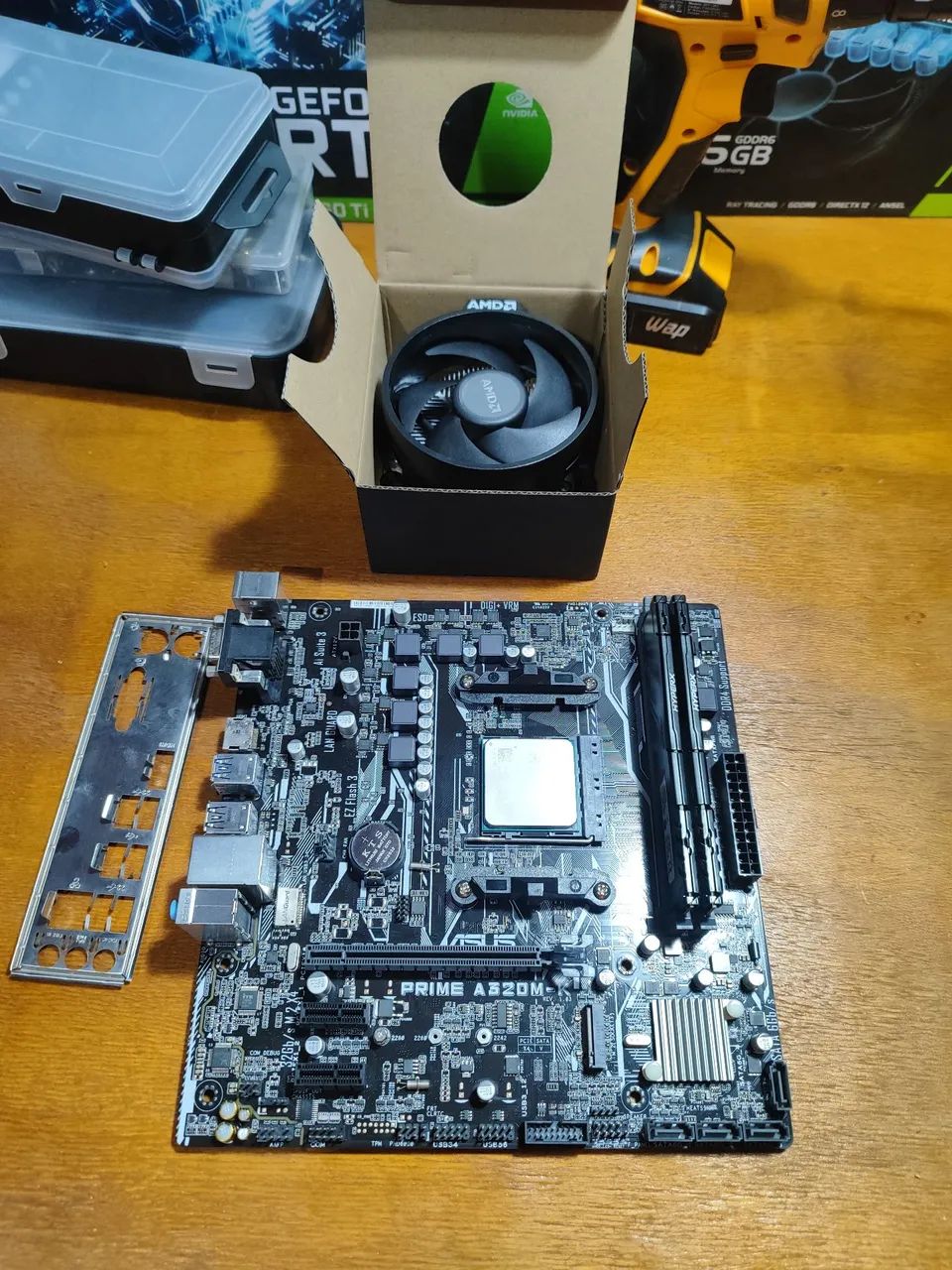 Kit UPGRADE Ryzen Placa mãe A320M Ryzen 5 5600GT 16GB DDR4 3200MHZ - GARANTIA 3 MESES - Foto 2