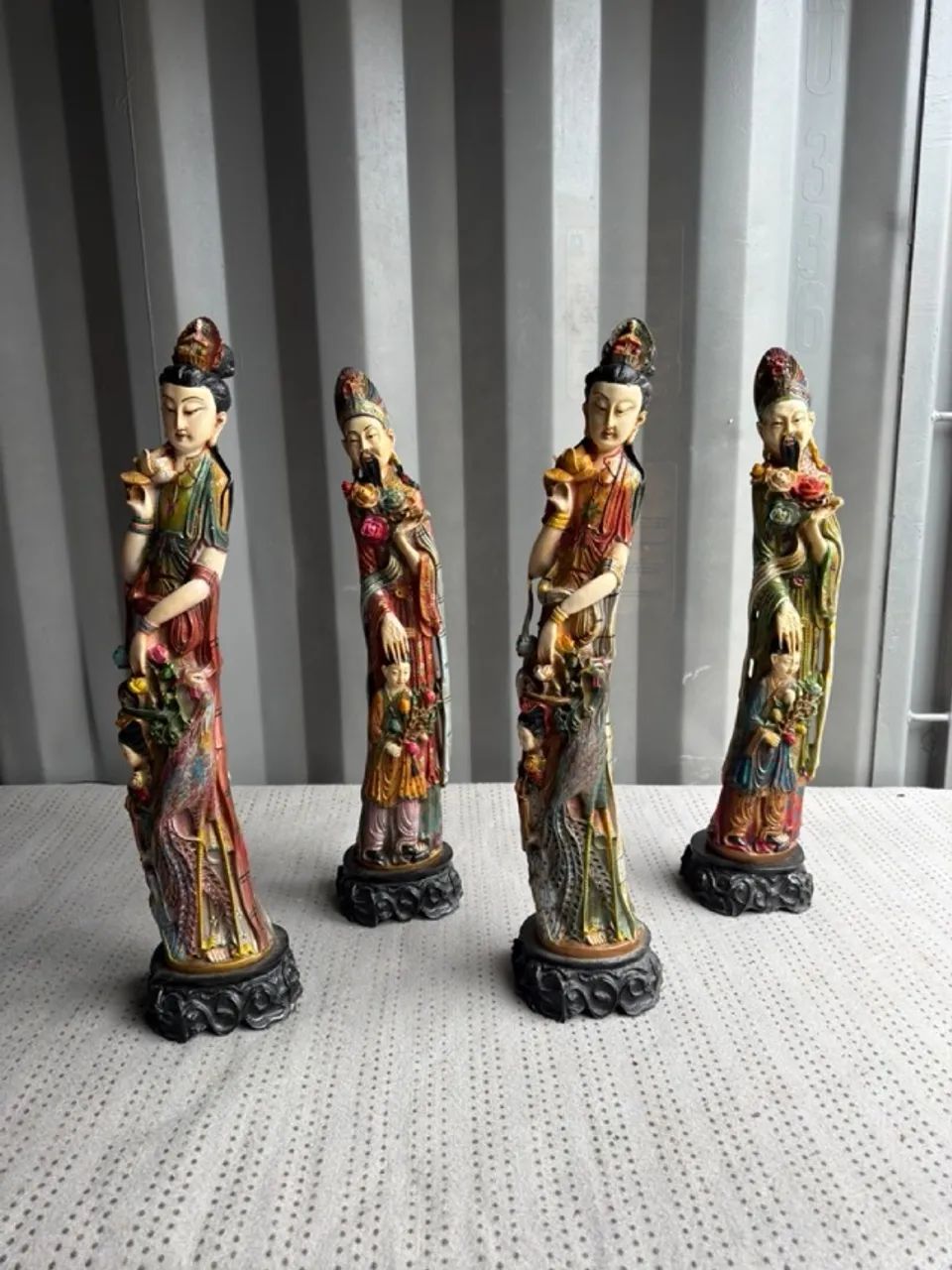 Conjunto de estátuas chinesas - Foto 2