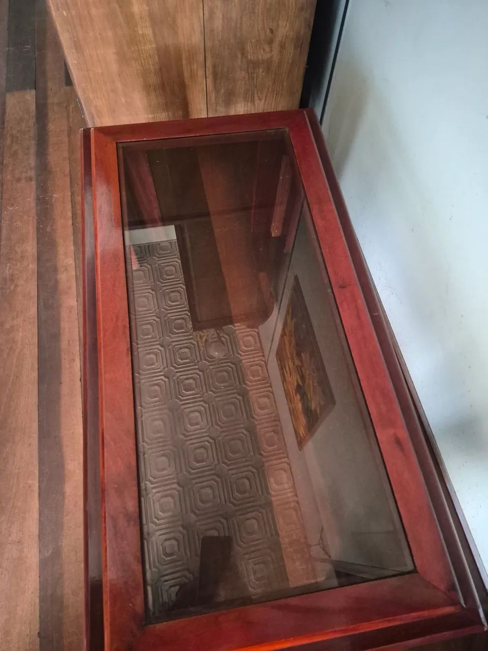Mesa com tampo de vidro - Foto 2