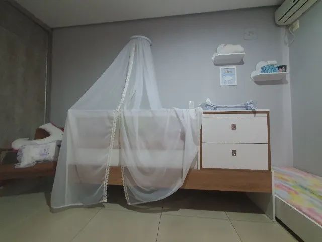Berço Multifuncional Divicar , com cama auxiliar,  cômodas e colchões  - Foto 4