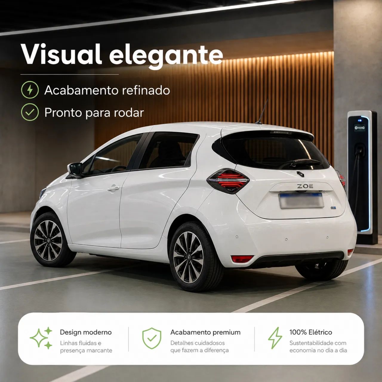 Alugo para app Uber , 99 e outros ZOE ELÉTRICO  - Foto 2