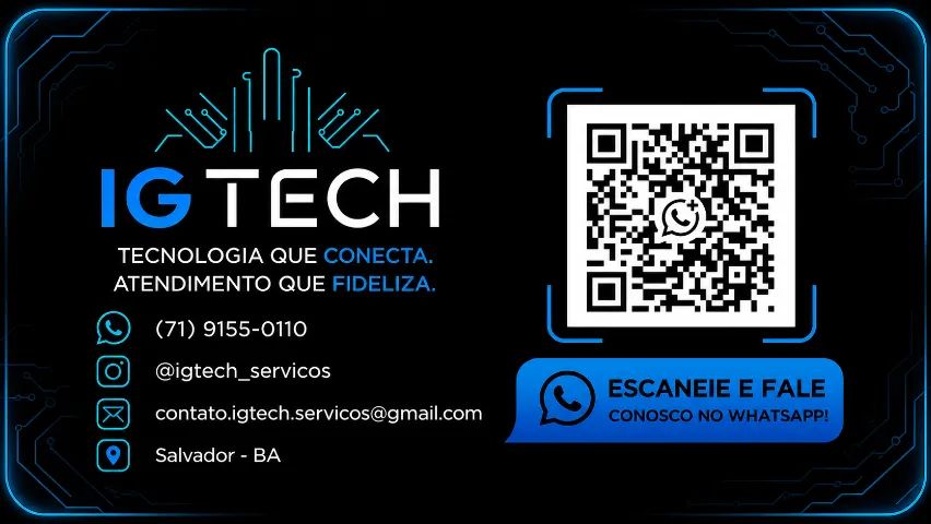 Suporte Técnico em Informática em Salvador - Formatação, Limpeza e Otimização | IGTECH - Foto 5
