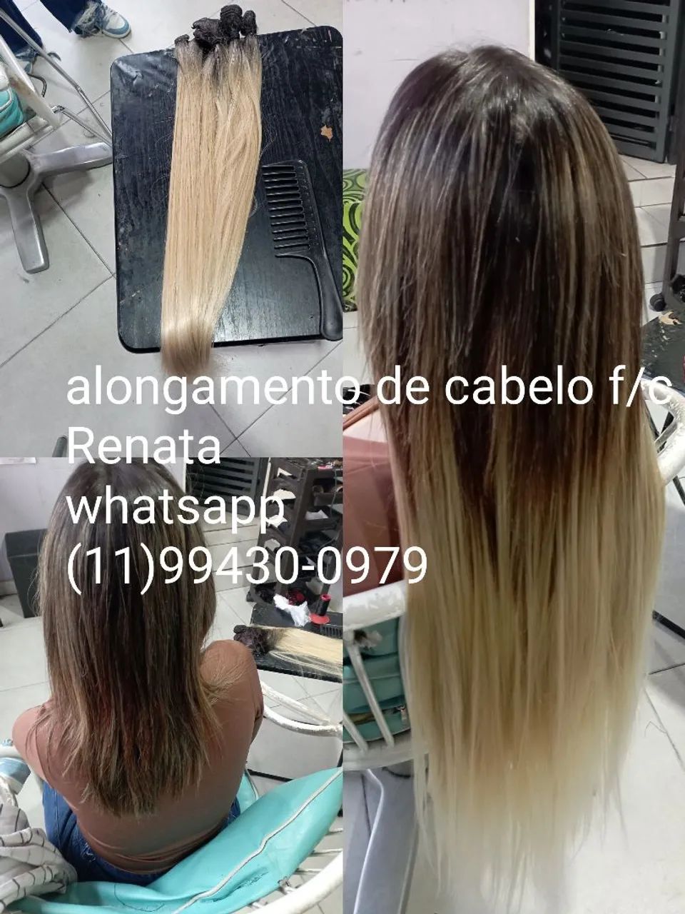 Megahista colocação de cabelo 