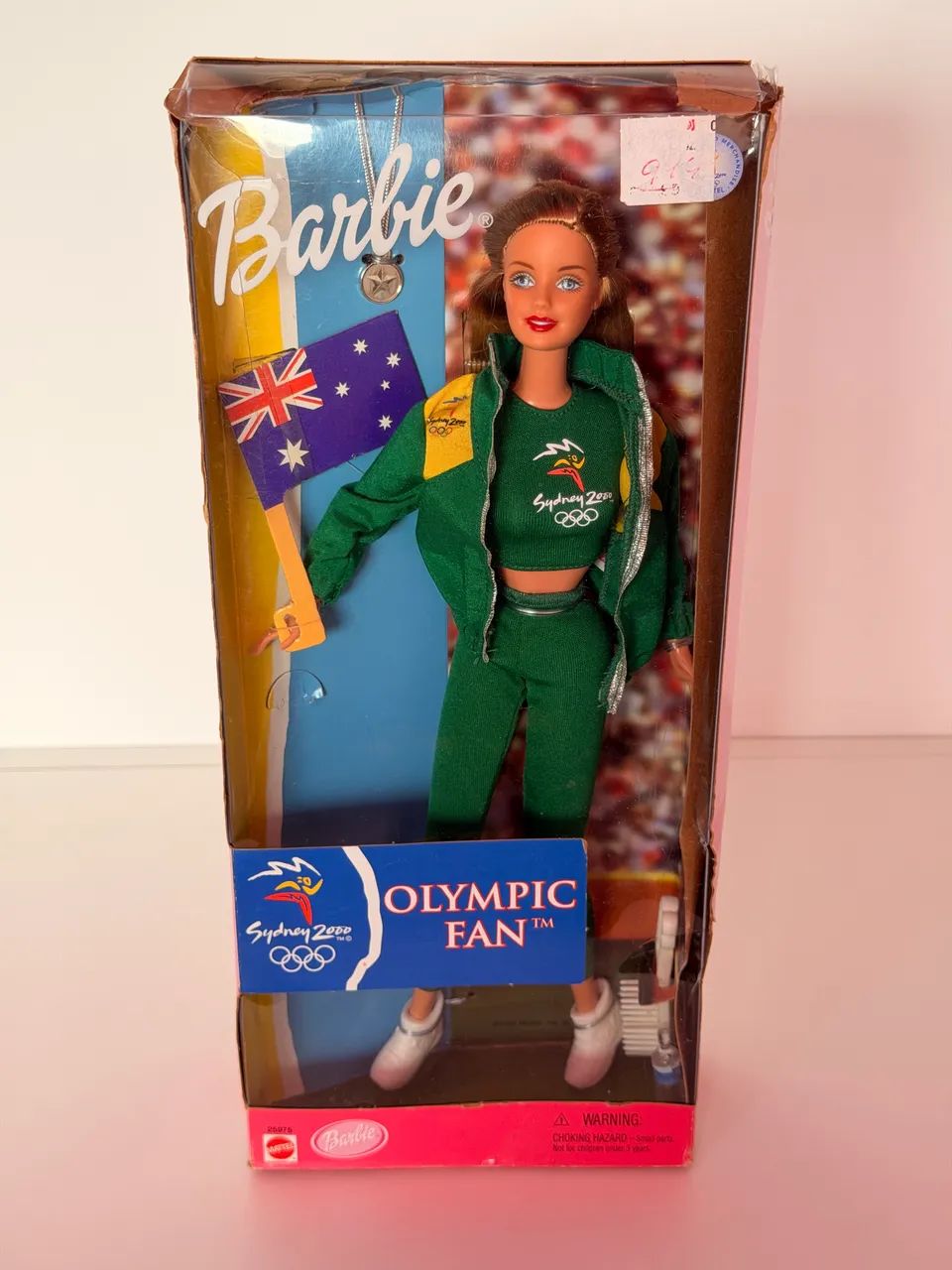 Boneca Barbie olympic fan Sydney 2000