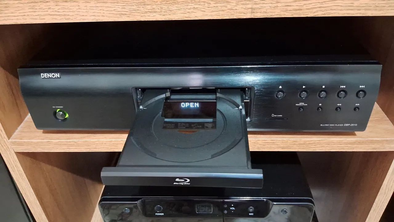 Blu-ray denon bdp 2010 c controle. - DVD, Blu-Ray e Vídeo Cassete