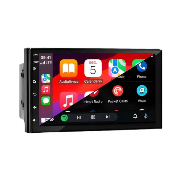 Central Multimídia H-Tech 7 CarPlay Android Auto - Nova Lacrada - Foto 3