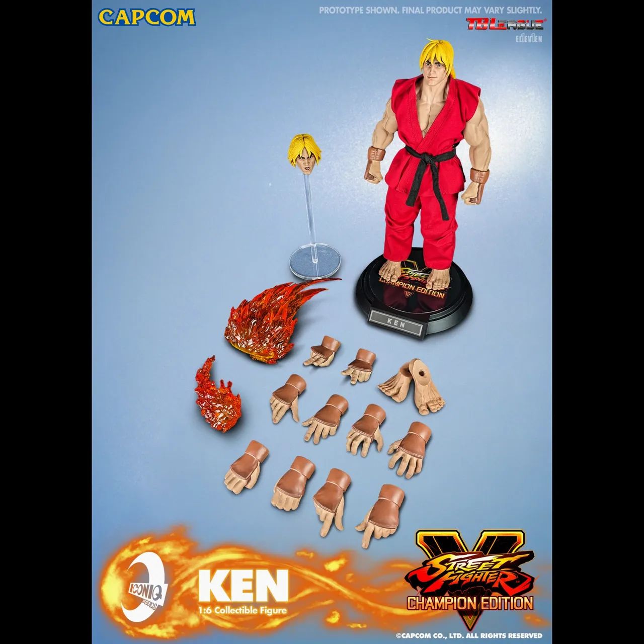 Ken Masters Iconiq Studios 1/6 Street Fighter 5 Capcom - Foto 5