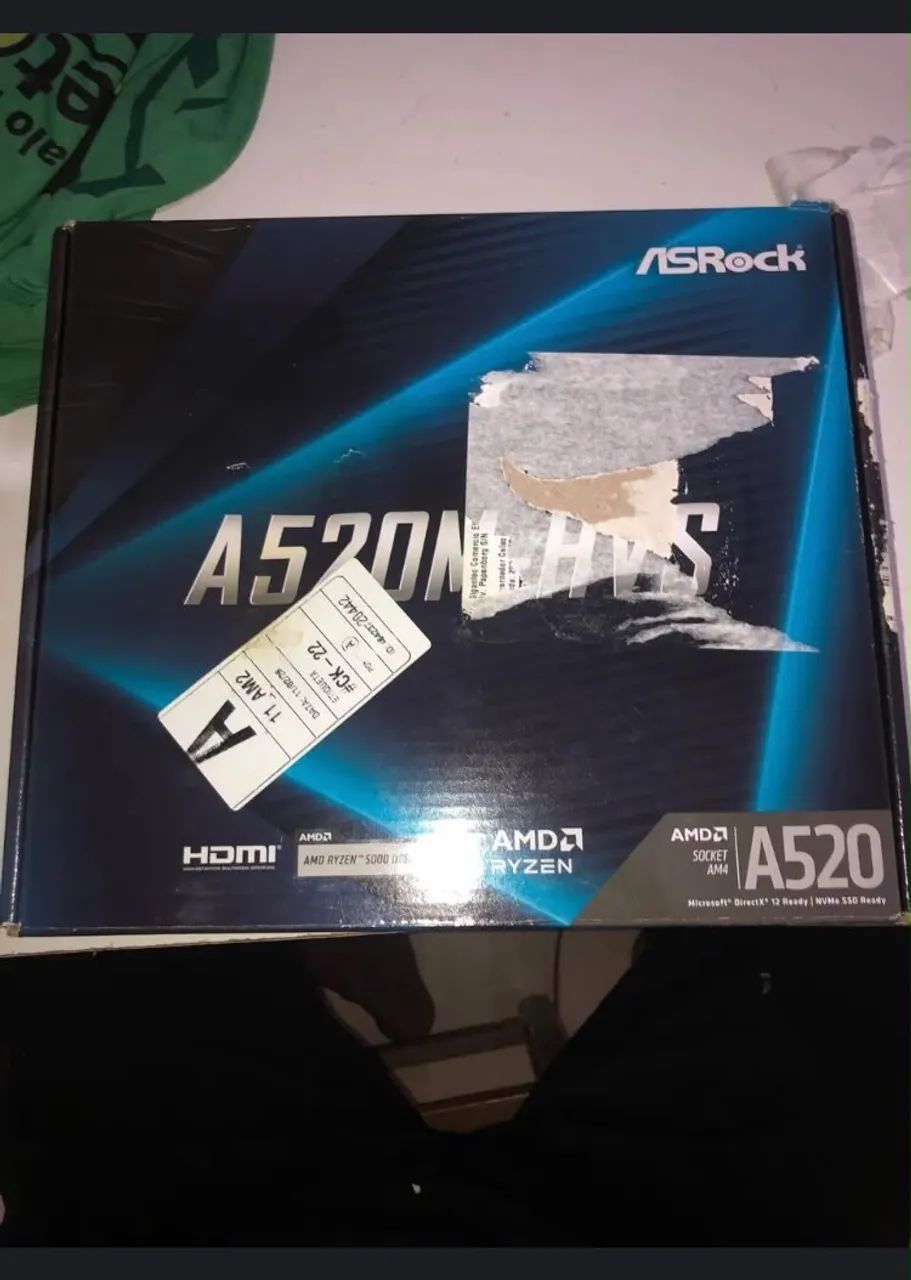Placa mãe a520m-AsRock - Foto 4
