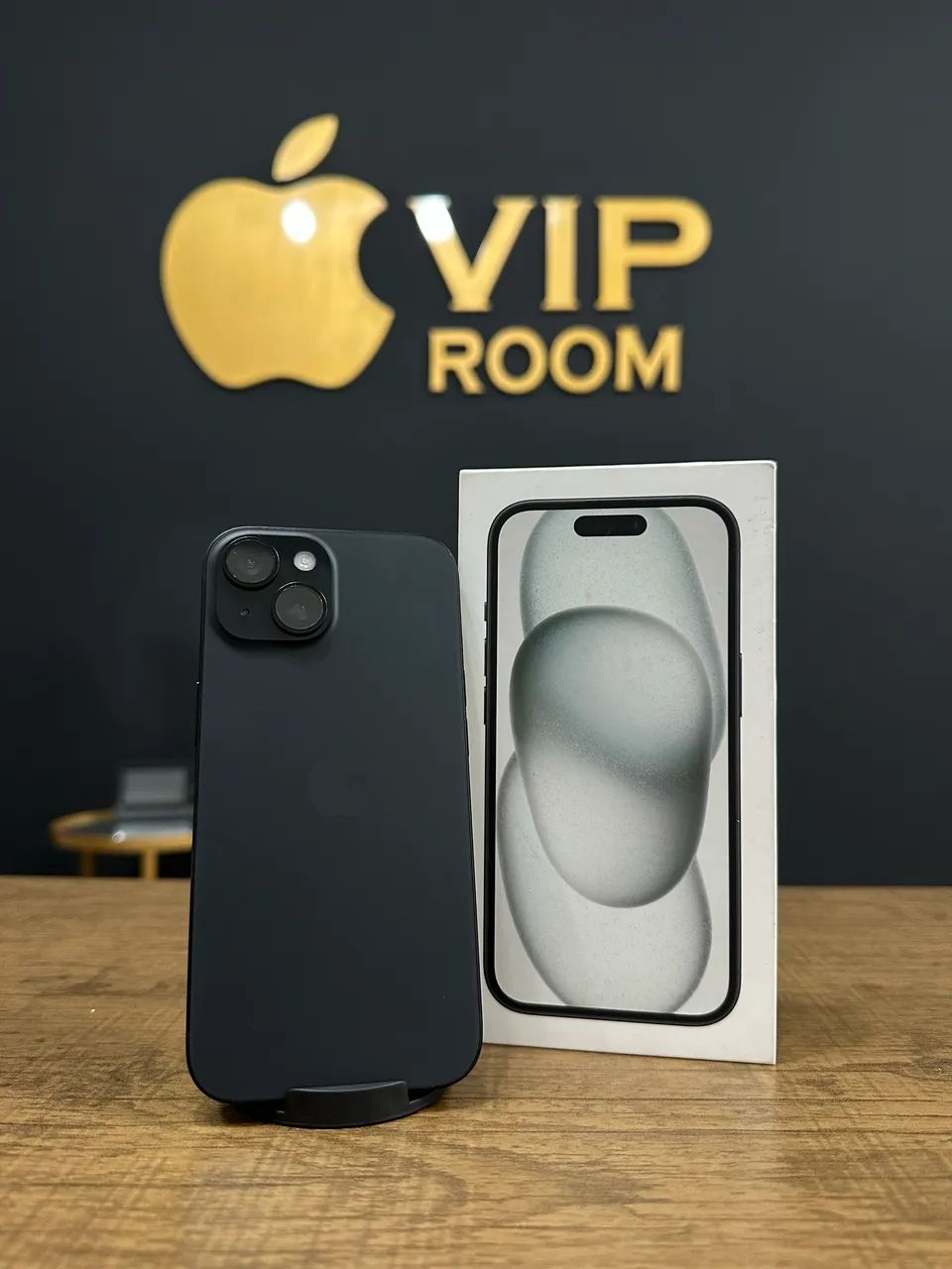 iPhone 15 128gb preto semi novo impecável 